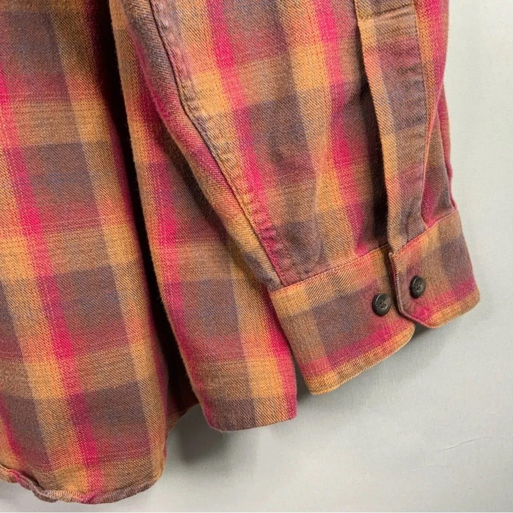 L.L. Bean Men's Plaid Shirt‎ in Red and Brown